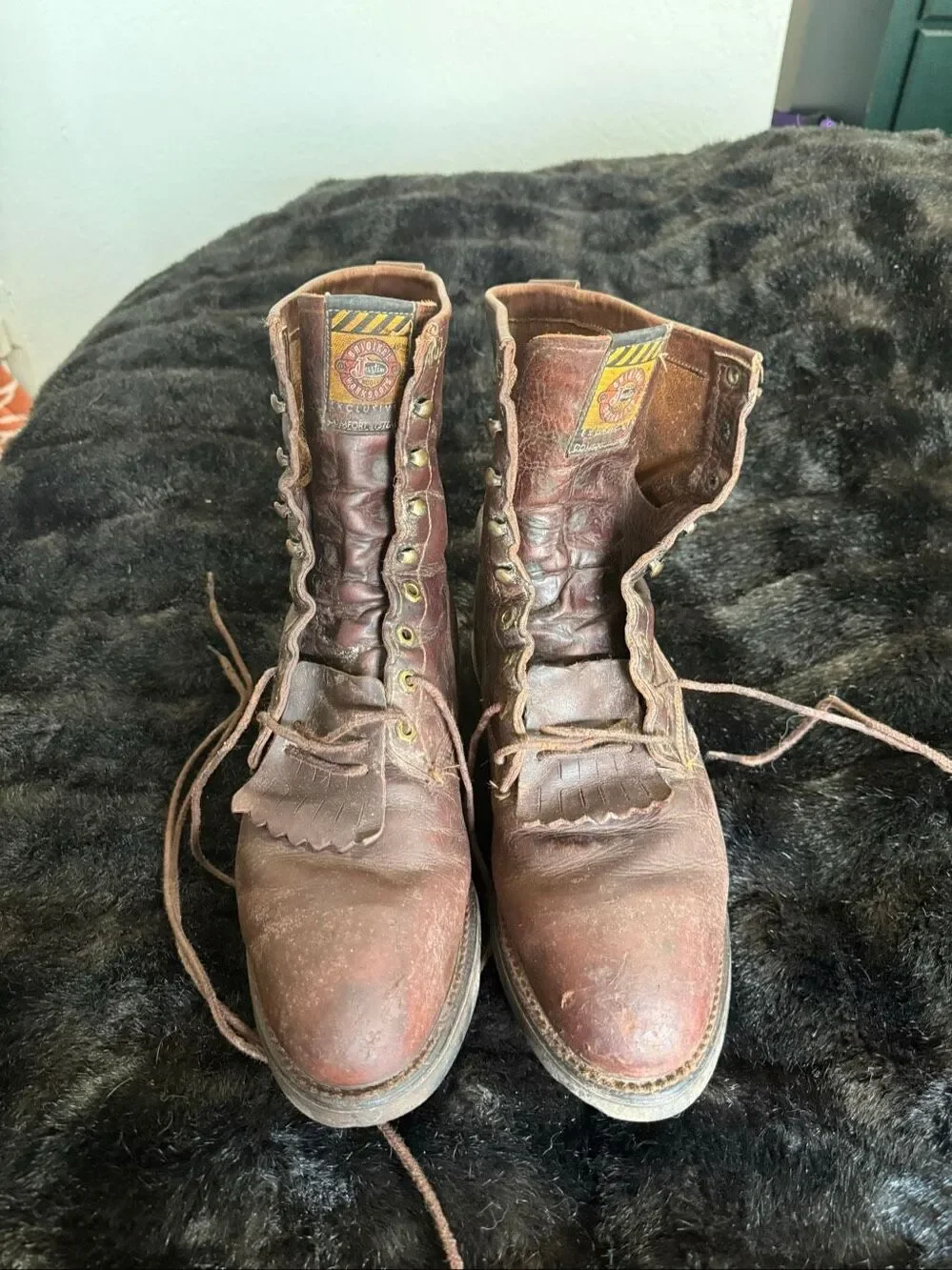 Justin Boots Men's 11.5 D Leather Conductor 8